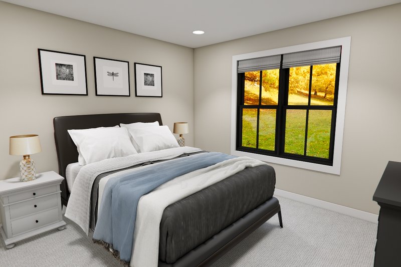 House Design - Interior - Bedroom for Farmhouse House Plan #51-1360 - 4 bed, 3.5 bath