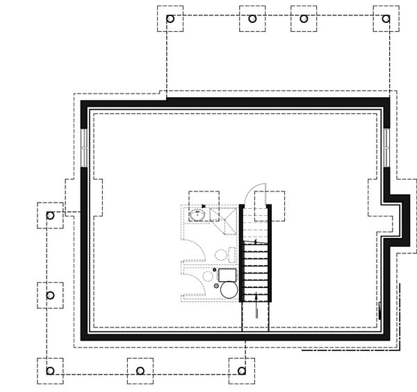 Home Plan - Unfinished Basement