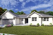 Ranch Style House Plan - 3 Beds 2 Baths 1497 Sq/Ft Plan #1060-302 