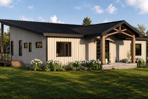 Dream House Plan - Exterior - Front Elevation for Modern House Plan #1064-489 - 2 bed, 2.5 bath
