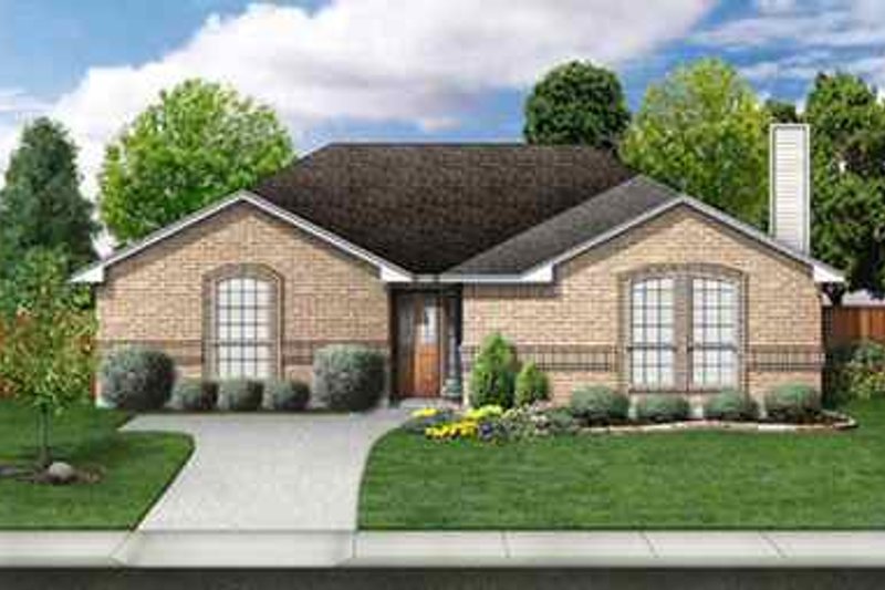 Dream House Plan - Traditional Exterior - Front Elevation Plan #84-118