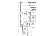 Cottage Style House Plan - 3 Beds 2 Baths 1966 Sq/Ft Plan #17-1029 