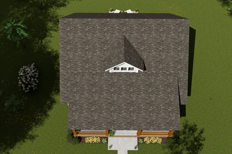 Home Plan - Exterior - Other Elevation 3 for Cottage House Plan #513-6 - 3 bed, 2.5 bath