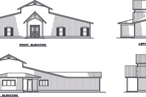 Exterior - Other Elevation for Barndominium House Plan #923-213 - 5 bed, 3.5 bath