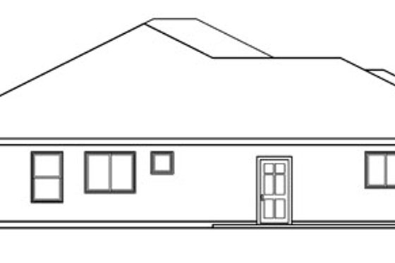 Exterior - Other Elevation for Mediterranean House Plan #124-751 - 3 bed, 2 bath