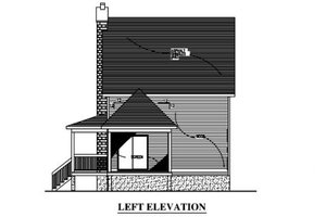 Exterior - Other Elevation for Traditional House Plan #138-309 - 3 bed, 1.5 bath