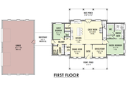 Barndominium Style House Plan - 5 Beds 3 Baths 3033 Sq/Ft Plan #1092-48 