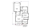 Craftsman Style House Plan - 3 Beds 2 Baths 1063 Sq/Ft Plan #1099-3 