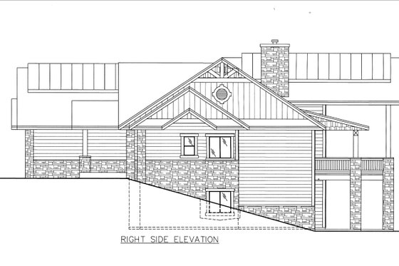 Exterior - Other Elevation 1 for Craftsman House Plan #117-1110 - 3 bed, 2.5 bath