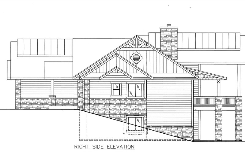 Dream House Plan - Exterior - Other Elevation 1 for Craftsman House Plan #117-1110 - 3 bed, 2.5 bath