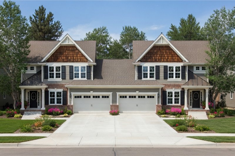 Home Plan - Exterior - Front Elevation 3 for Cottage House Plan #20-1351 - 3 bed, 2.5 bath