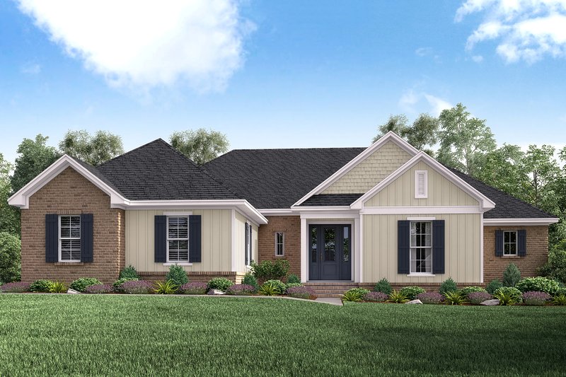 Home Plan - Traditional Exterior - Front Elevation Plan #430-162