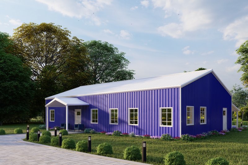 House Design - Exterior - Other Elevation 2 for Barndominium House Plan #1107-34 - 3 bed, 2 bath