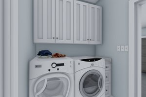 Interior - Laundry for Farmhouse House Plan #1060-104 - 3 bed, 2 bath