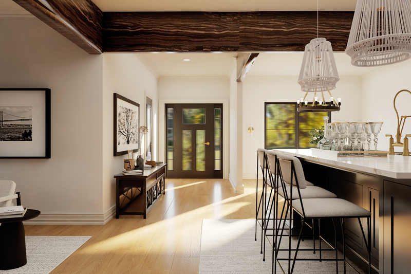 House Blueprint - Interior - Entry 1 for Barndominium House Plan #1064-423 - 3 bed, 3.5 bath