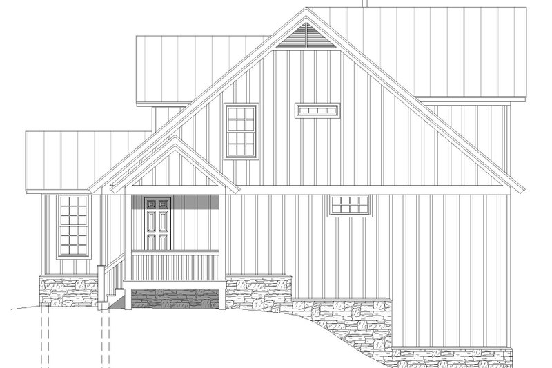 Dream House Plan - Exterior - Other Elevation 1 for Country House Plan #932-412 - 3 bed, 3 bath