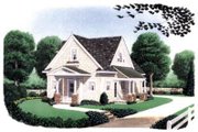 Farmhouse Style House Plan - 2 Beds 2 Baths 1035 Sq/Ft Plan #410-105 