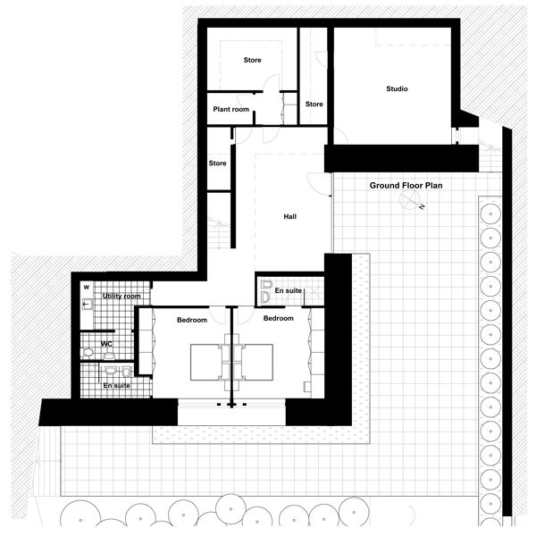 Modern Floor Plan - Main Floor Plan #520-5