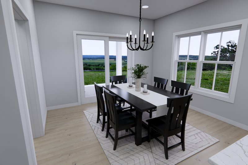 House Plan Design - Interior - Dining Room 1 for Farmhouse House Plan #51-1342 - 5 bed, 4 bath