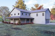 Farmhouse Style House Plan - 5 Beds 4.5 Baths 3163 Sq/Ft Plan #1095-2 Exterior 
