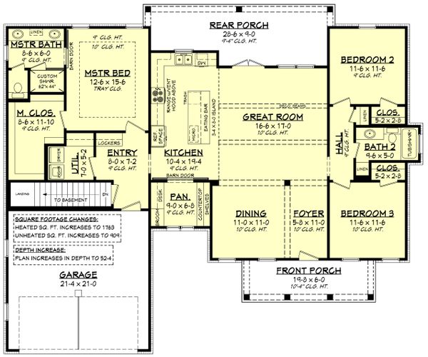 House Blueprint - Farmhouse Floor Plan - Other Floor Plan #430-221