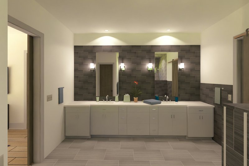 House Blueprint - Interior - Master Bathroom for Farmhouse House Plan #1069-40 - 3 bed, 2.5 bath