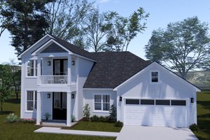 Farmhouse Exterior - Front Elevation Plan #513-2311