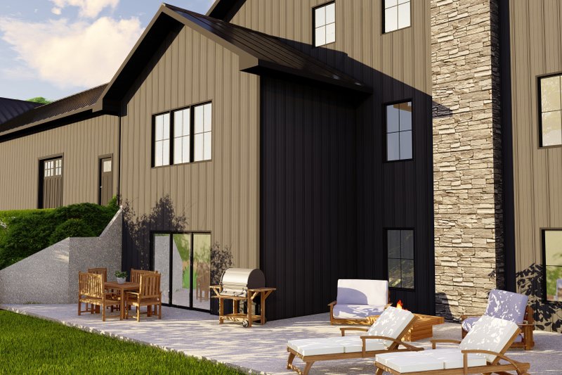 House Plan Design - Exterior - Other Elevation 1 for Barndominium House Plan #1064-196 - 3 bed, 2.5 bath