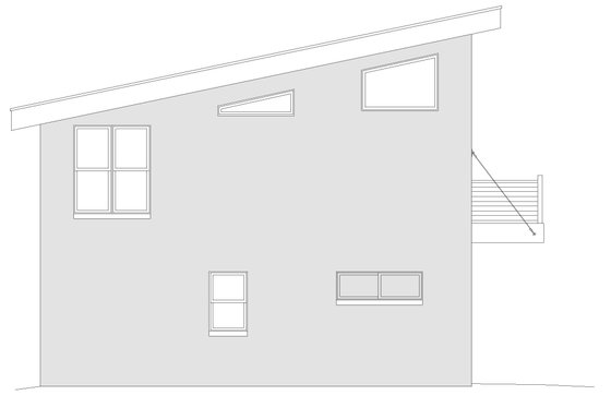 Exterior - Other Elevation 1 for Modern House Plan #932-410 - 3 bed, 2 bath