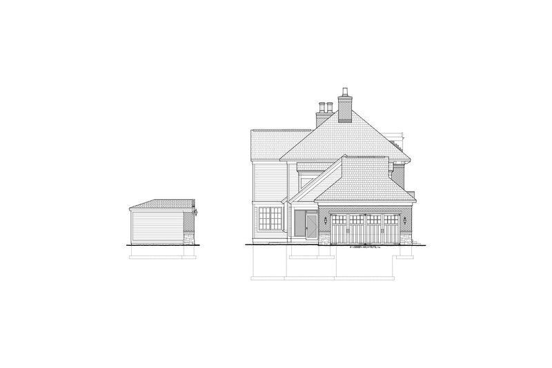 Home Plan - 928-240 left elevation