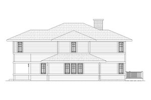 Exterior - Other Elevation 1 for Prairie House Plan #901-49 - 4 bed, 3.5 bath