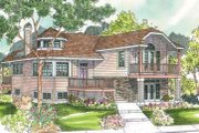 Traditional Style House Plan - 2 Beds 3 Baths 1940 Sq/Ft Plan #124-581 