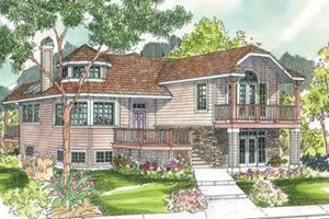 Traditional Exterior - Front Elevation Plan #124-581