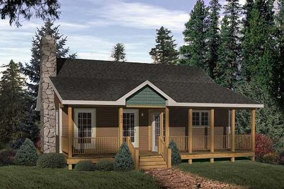 Two-Bedroom Cabin Design
