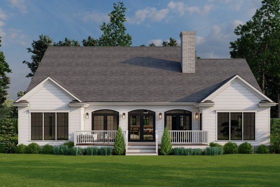 Exterior - Other Elevation 2 for Country House Plan #923-35 - 3 bed, 2 bath