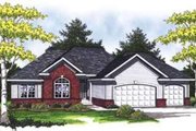 Traditional Style House Plan - 3 Beds 2.5 Baths 1934 Sq/Ft Plan #70-829 