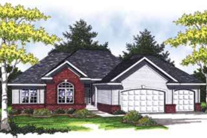 Dream House Plan - Traditional Exterior - Front Elevation Plan #70-829