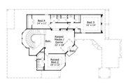 European Style House Plan - 4 Beds 4 Baths 3913 Sq/Ft Plan #411-260 