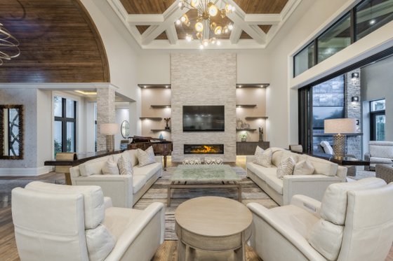 Interior - Family Room 5 for Contemporary House Plan #930-548 - 4 bed, 4.5 bath