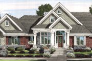 Traditional Style House Plan - 2 Beds 2.5 Baths 2796 Sq/Ft Plan #46-418 