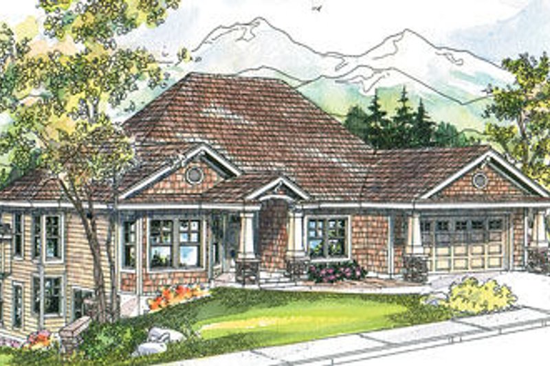 Architectural House Design - Traditional Exterior - Front Elevation Plan #124-620