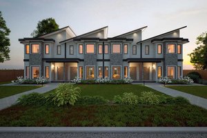 Contemporary Exterior - Front Elevation Plan #1101-36