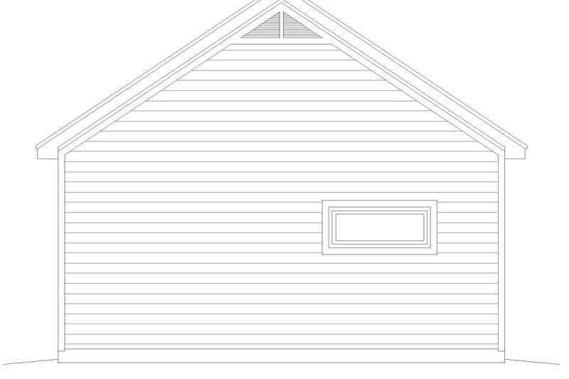 House Design - Exterior - Rear Elevation for Country House Plan #932-169, 0 bath
