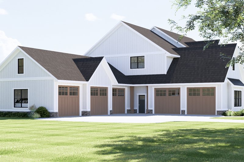 House Plan Design - Exterior - Other Elevation 1 for Farmhouse House Plan #1064-99 - 5 bed, 4.5 bath