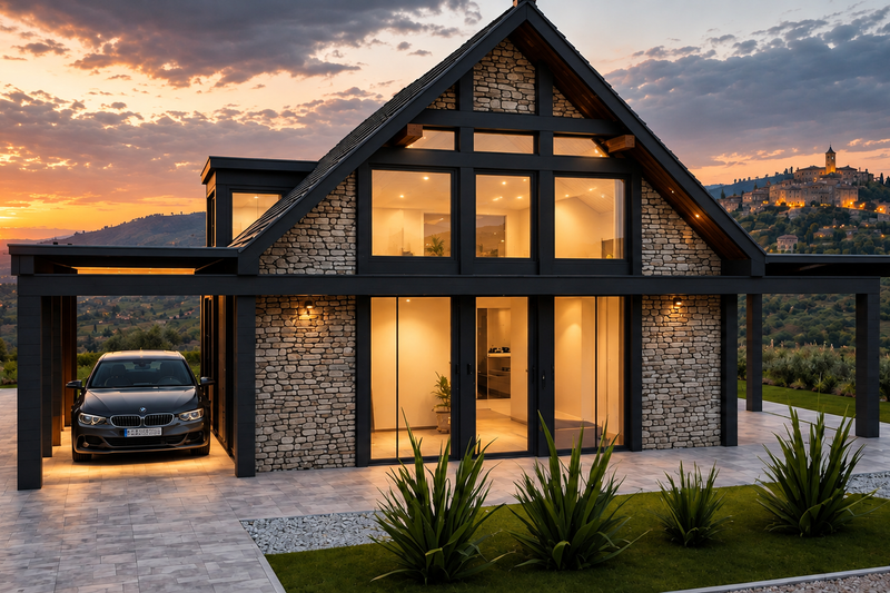 House Plan Design - Exterior - Other Elevation 1 for Modern House Plan #542-8 - 2 bed, 1 bath