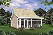 Cottage Style House Plan - 1 Beds 1 Baths 400 Sq/Ft Plan #21-205 