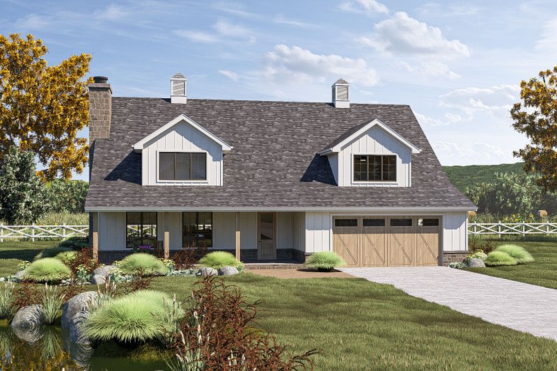 House Design - Farmhouse Exterior - Front Elevation Plan #455-359