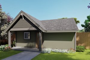 Craftsman Exterior - Front Elevation Plan #53-694