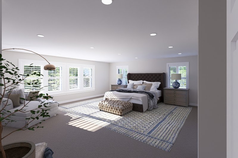 Dream House Plan - Interior - Master Bedroom for Traditional House Plan #1060-427 - 4 bed, 2.5 bath