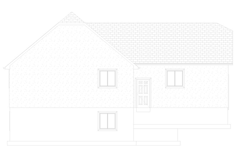 House Blueprint - Exterior - Other Elevation 4 for Farmhouse House Plan #1060-108 - 2 bed, 2 bath